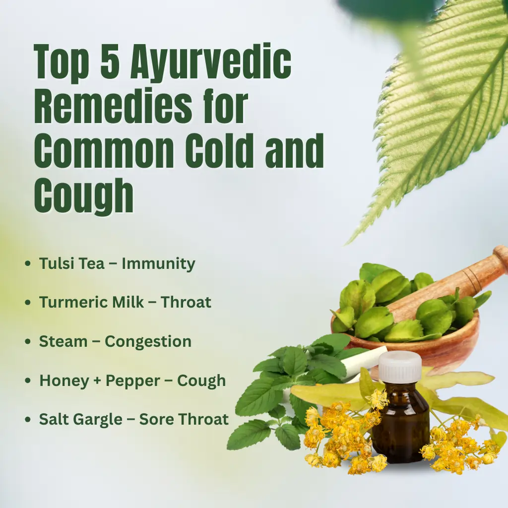 Top 5 Ayurvedic Remedies for Common Cold and Cough