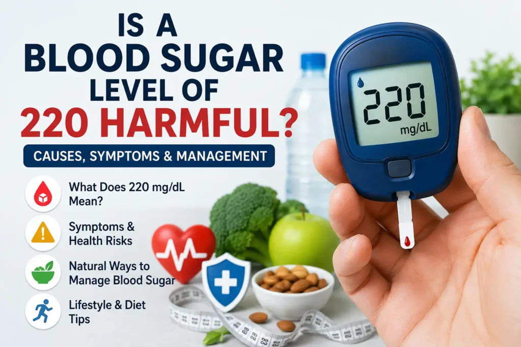 Is a Blood Sugar Level of 220 Harmful?